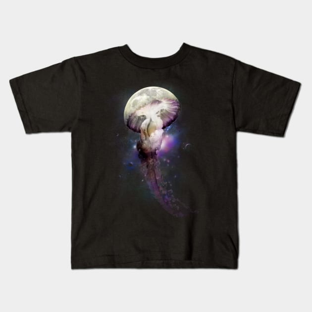 Cosmic Anomaly Kids T-Shirt by angrymonk